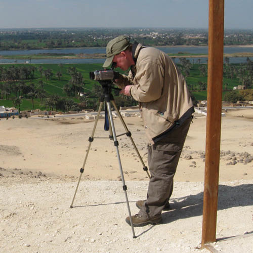 Paul Backholer in Egypt